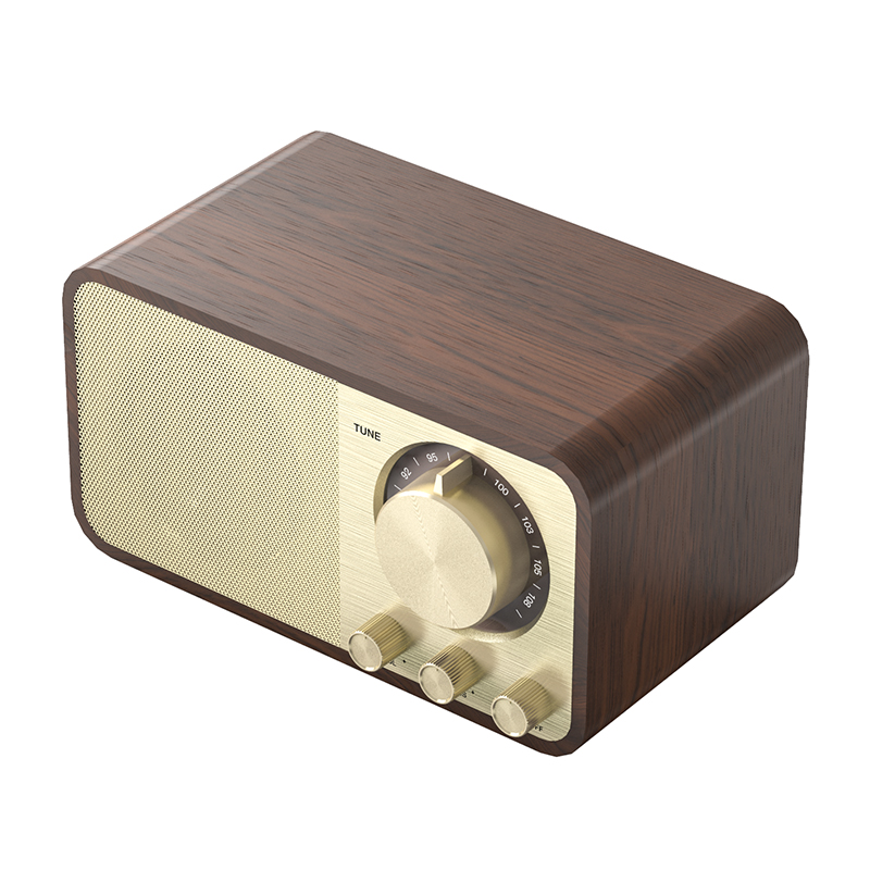 Jy-66 retro wood grain speaker